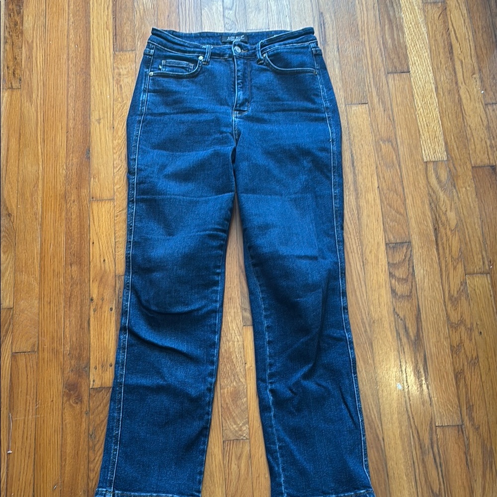 Judy Blue Flare Wide Leg Blue Jeans